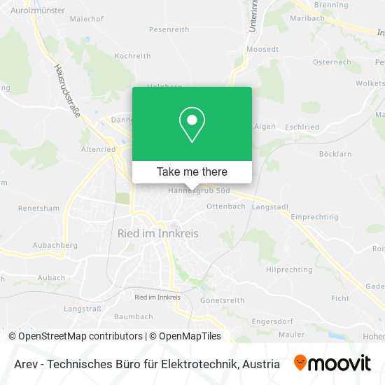 Arev - Technisches Büro für Elektrotechnik map