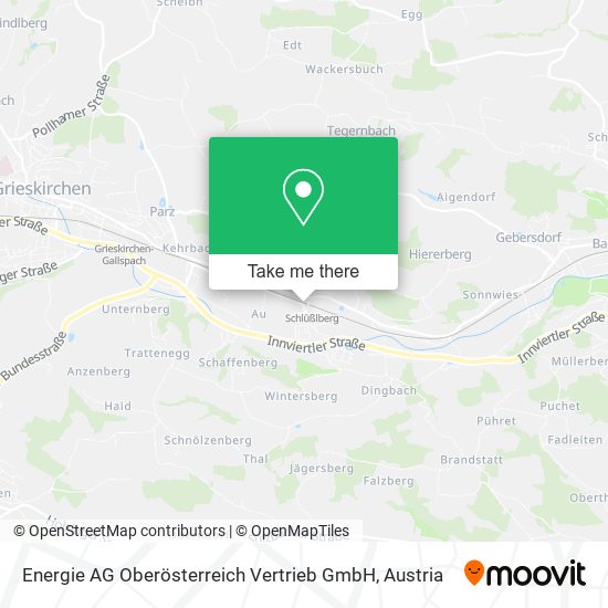 Energie AG Oberösterreich Vertrieb GmbH map