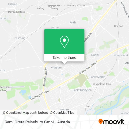 Raml Greta Reisebüro GmbH map