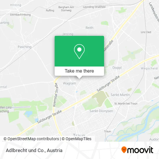Adlbrecht und Co. map