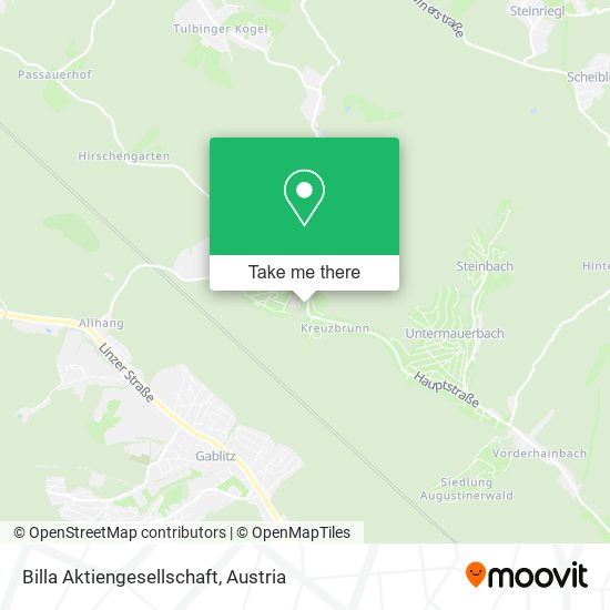 Billa Aktiengesellschaft map