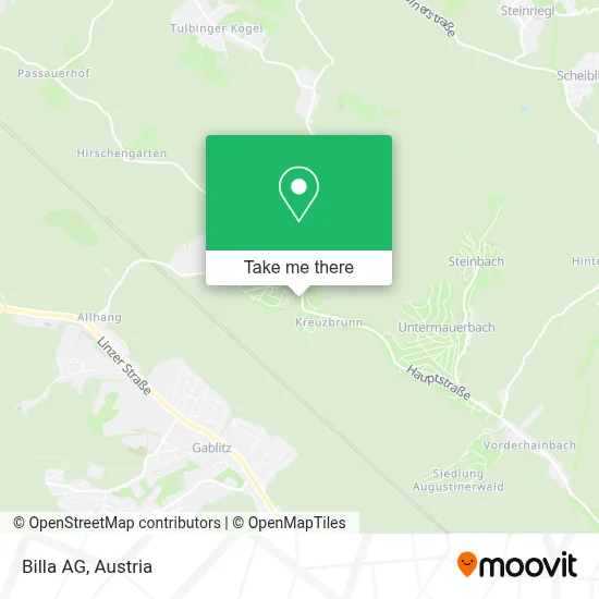 Billa Aktiengesellschaft map
