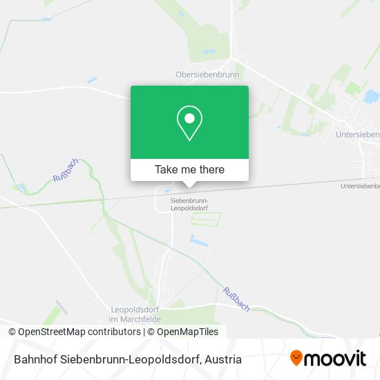 Bahnhof Siebenbrunn-Leopoldsdorf map