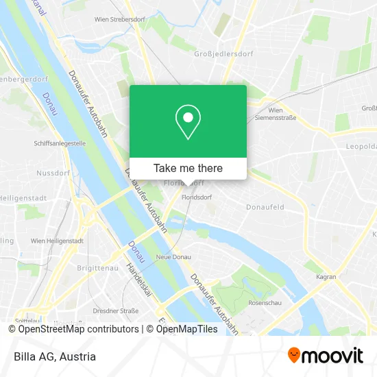 Billa Aktiengesellschaft map