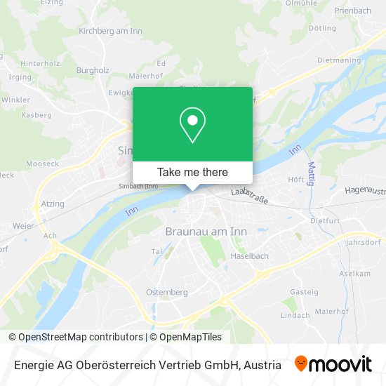 Energie AG Oberösterreich Vertrieb GmbH map