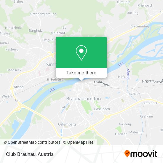 Club Braunau map