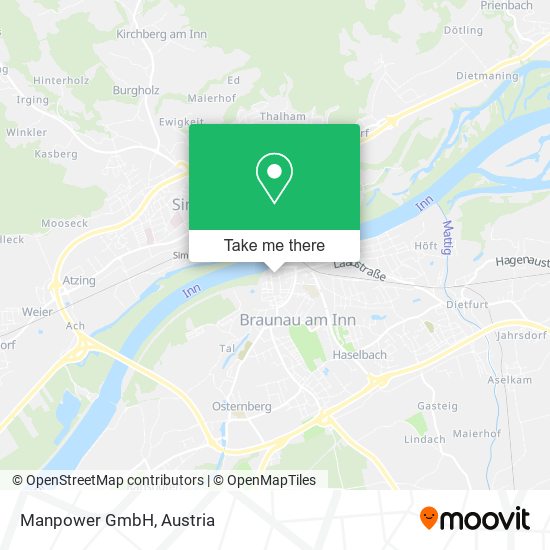 Manpower GmbH map