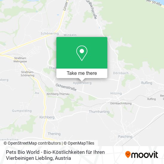 Pets Bio World - Bio-Köstlichkeiten für Ihren Vierbeinigen Liebling map