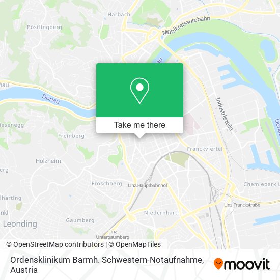 Ordensklinikum Barmh. Schwestern-Notaufnahme map