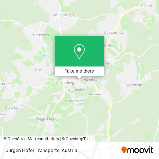 Jürgen Hofer Transporte map