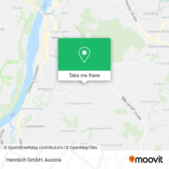 Hennlich GmbH map