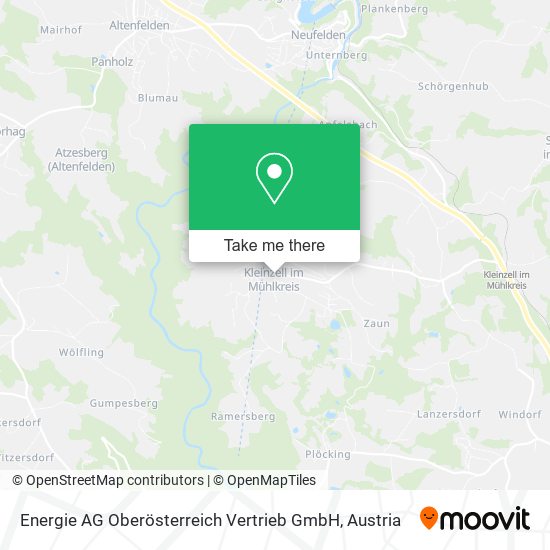 Energie AG Oberösterreich Vertrieb GmbH map