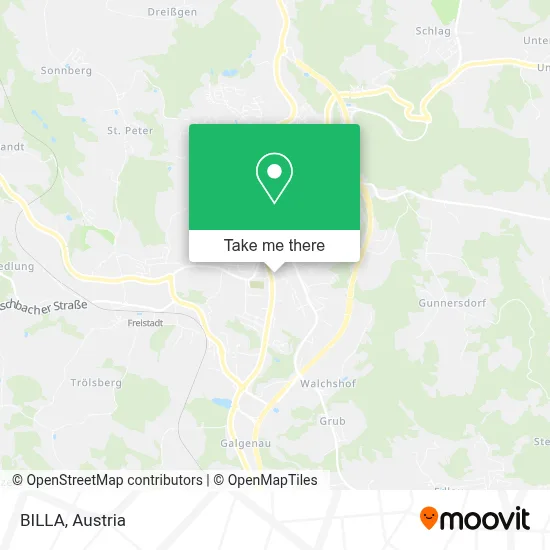 BILLA map