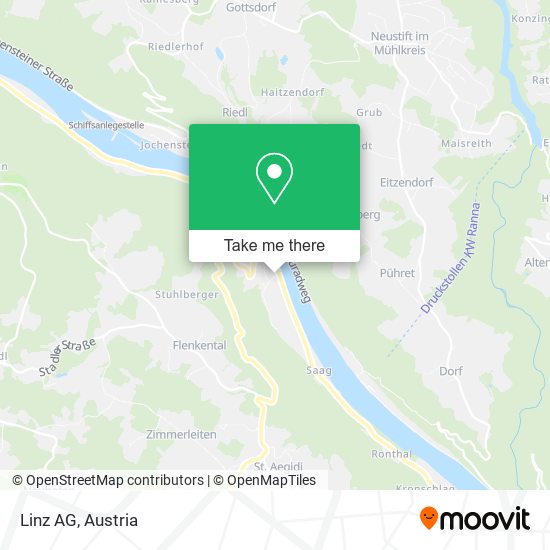 Linz AG map