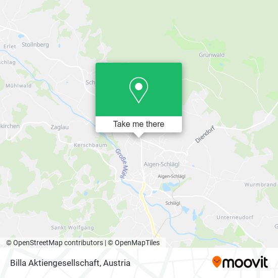 Billa Aktiengesellschaft map