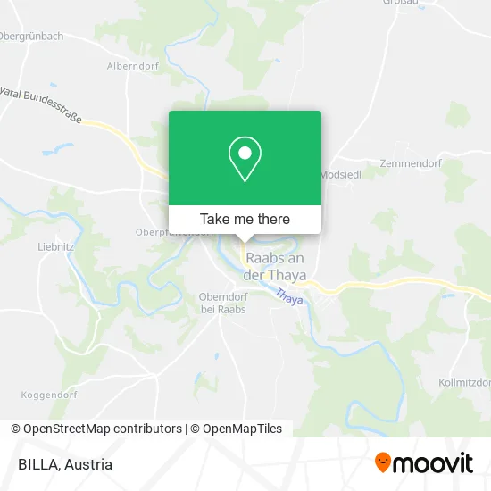 BILLA map