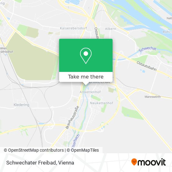 Schwechater Freibad map