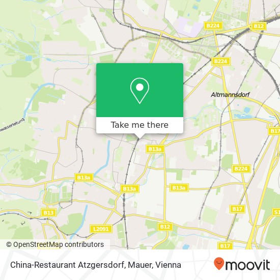 China-Restaurant Atzgersdorf, Mauer map