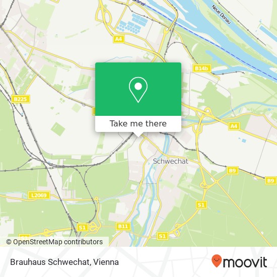 Brauhaus Schwechat map