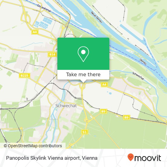 Panopolis Skylink Vienna airport map