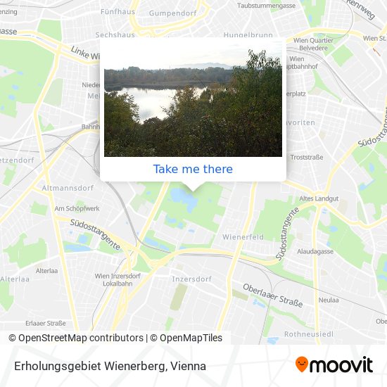 Erholungsgebiet Wienerberg map