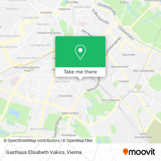 Gasthaus Elisabeth Vukics map