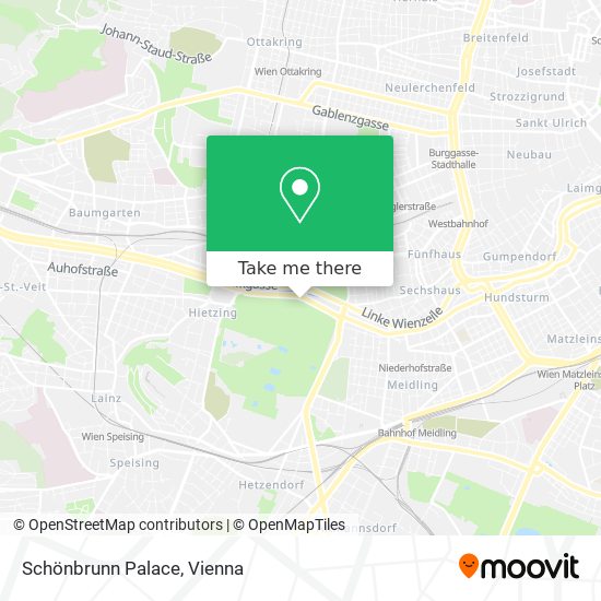 Schönbrunn Palace map