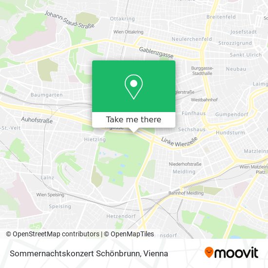 Sommernachtskonzert Schönbrunn map