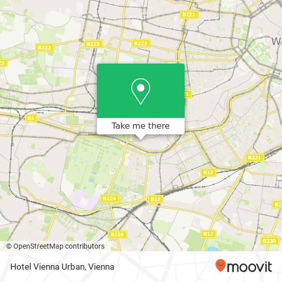 Hotel Vienna Urban map