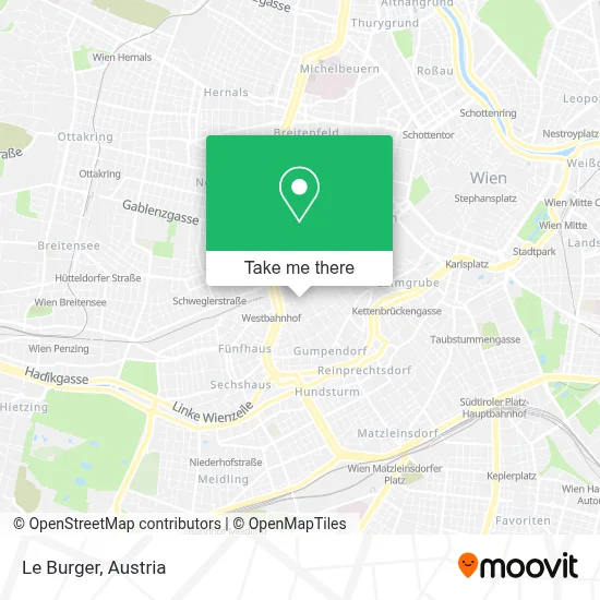 Le Burger map