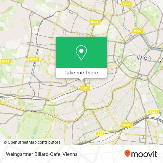 Weingartner Billard-Cafe map