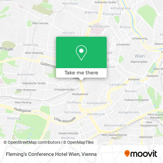 Fleming's Conference Hotel Wien map