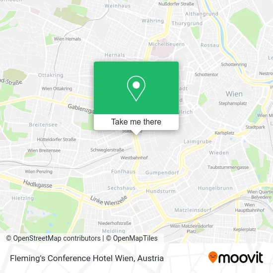 Fleming's Conference Hotel Wien map