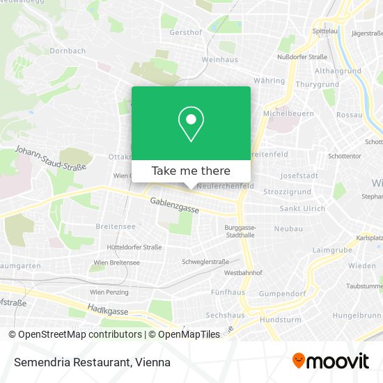 Semendria Restaurant map