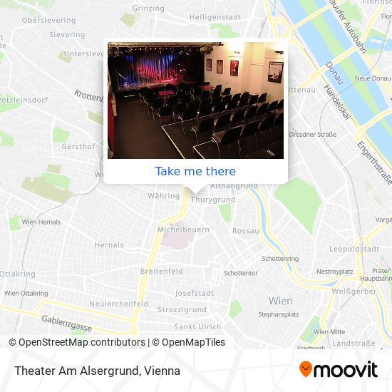 Theater Am Alsergrund map