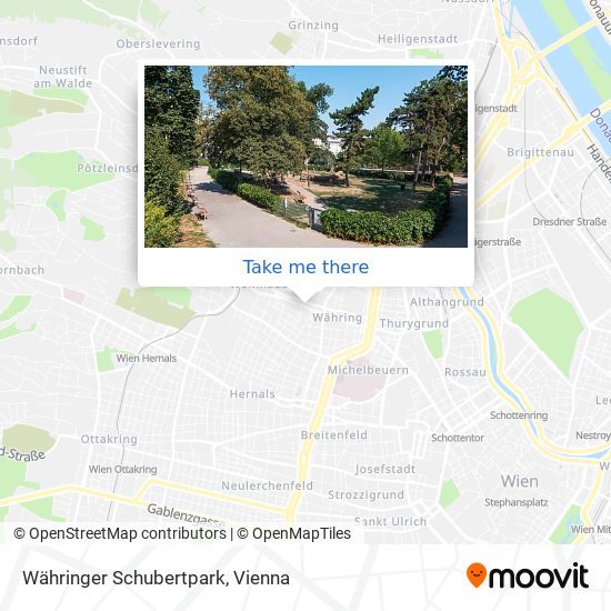 Währinger Schubertpark map