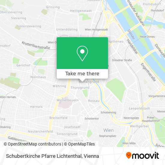 Schubertkirche Pfarre Lichtenthal map