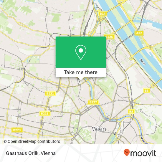 Gasthaus Orlik map