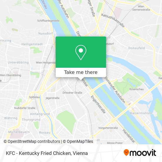 KFC - Kentucky Fried Chicken map