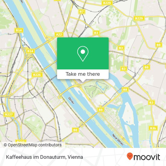 Kaffeehaus im Donauturm map