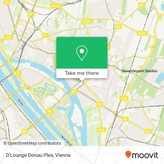 D'Lounge Donau Plex map