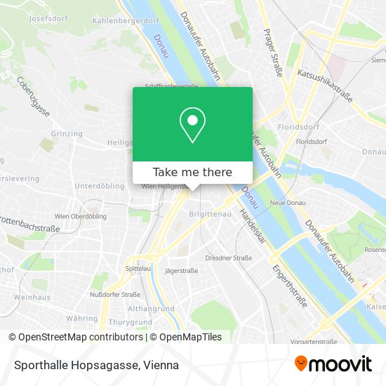 Sporthalle Hopsagasse map