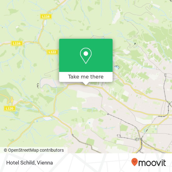 Hotel Schild map