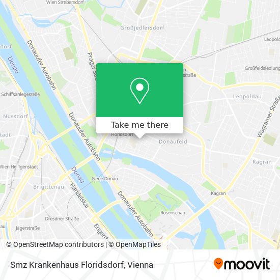 Smz Krankenhaus Floridsdorf map