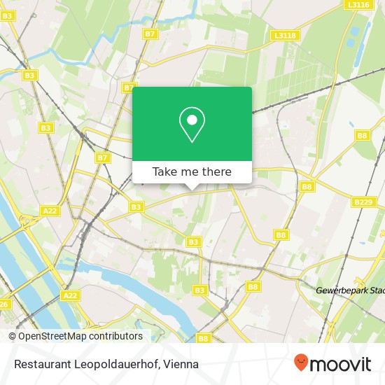 Restaurant Leopoldauerhof map