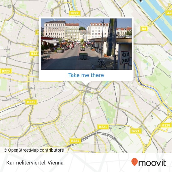 Karmeliterviertel map