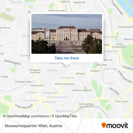 Museumsquartier Wien map