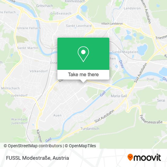 FUSSL Modestraße map