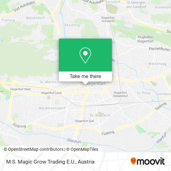 M.S. Magic Grow Trading E.U. map
