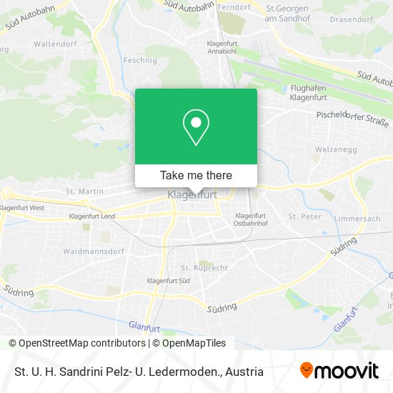 St. U. H. Sandrini Pelz- U. Ledermoden. map